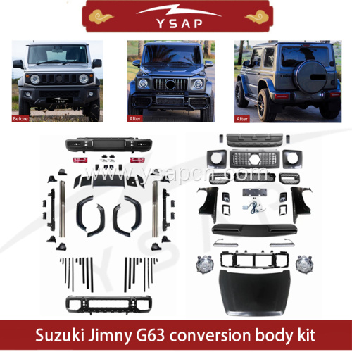 Jimny G63 conversion bodykit for Jimny JB64 JB74